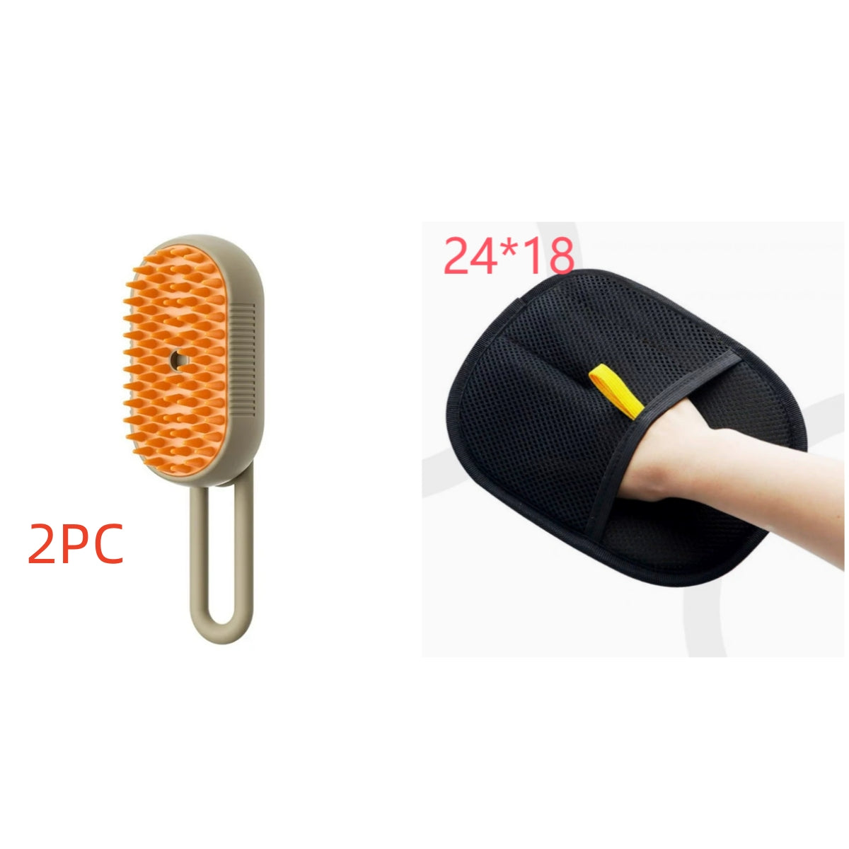 3-in-1 Electric Steam Pet Brush for Dogs & Cats